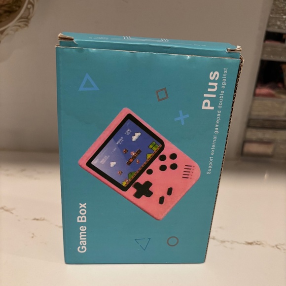 Tested Pink Open Box Game Box Plus- Retro Handheld 500 Classic Games - Picture 1 of 7